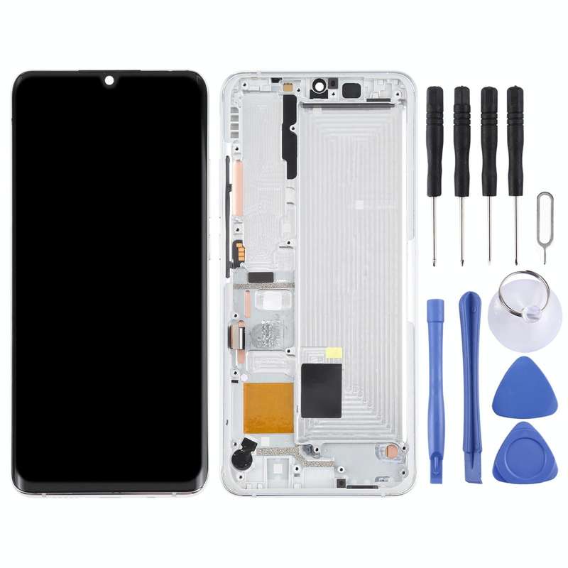 Original LCD Screen and Digitizer Full Assembly With Frame for Xiaomi Mi CC9 Pro / Mi Note 10 / M...