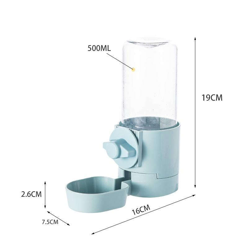 Pet Hanging Feeder Cat Automatic Drinker, Style: Feeder+Drinker(Pink)