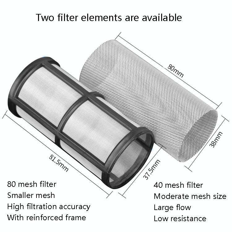Water Pipe Front Plastic Filter Garden Irrigation Water Purifier, Specification: 4 Points Interfa...
