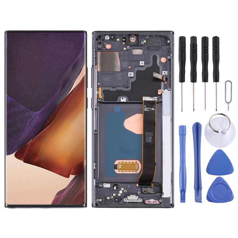 Original Super AMOLED LCD Screen for Samsung Galaxy Note20 Ultra SM-N986(5G Version) Digitizer Fu...