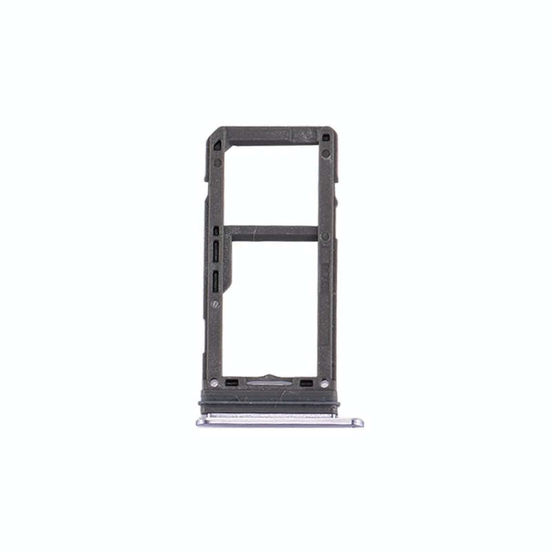 For Galaxy S8 SIM Card Tray + Micro SD Tray (Orchid Gray)