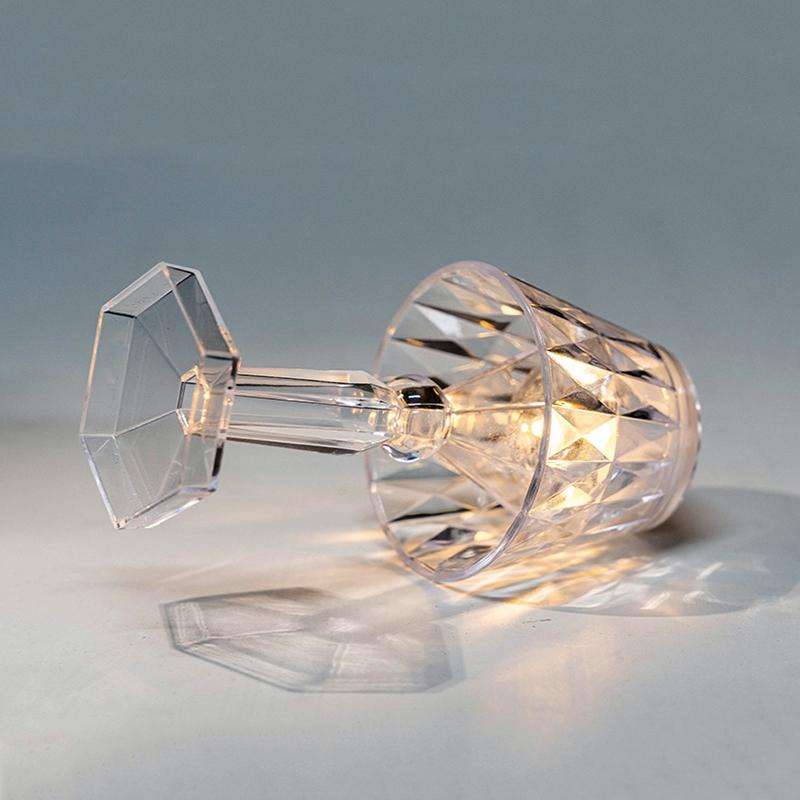 2 PCS 1.5V Diamond Ambience Desk Lamp LED Crystal Night Light, Spec: Lampshade