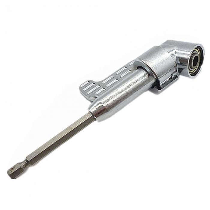 105 Degree Long Handle Right Angle Corner Drill Holds Screwdriver Bit(Long Corner Device)