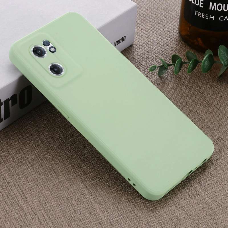 For OnePlus Nord CE 2 5G Pure Color Liquid Silicone Shockproof Full Coverage Phone Case(Green)