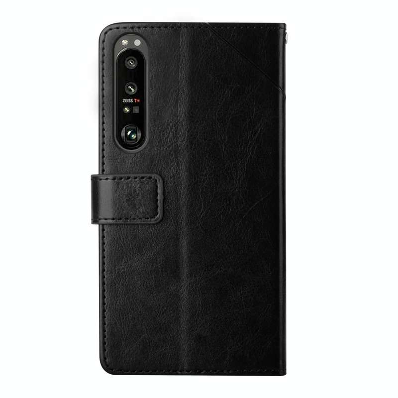 For Sony Xperia 1 III Y Stitching Horizontal Flip Leather Phone Case with Holder & Card Slots & W...