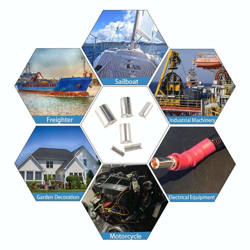 300 PCS 8 Specifications Non Insulated Ferrules Pin Cord End Kit EN Series