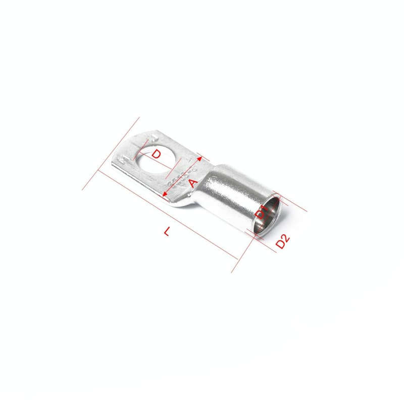 100 PCS Boat / Car Bolt Hole Tinned Copper Terminals Set Wire Terminals Connector Cable Lugs SC T...