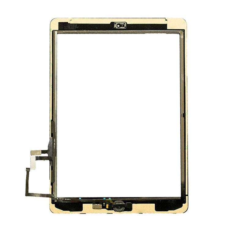 Touch Panel with Home Key Flex Cable for iPad 5 9.7 inch 2017 A1822 A1823(Black)