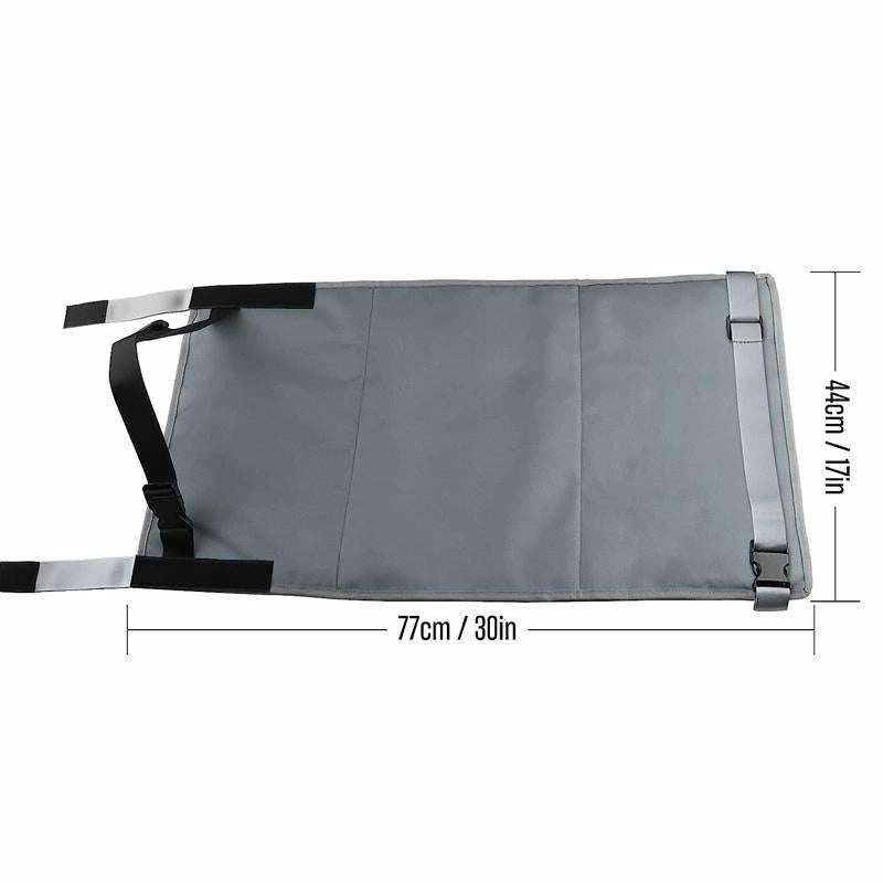 79 x 44cm Kids Airplane Seat Extender Portable Travel Seat Cushion(Blue)