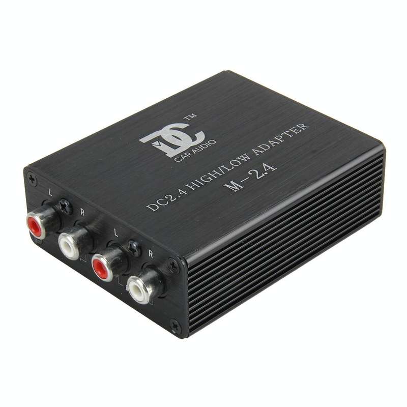 Car Audio Speaker Level Converter High VF Rotates Low VF 2 Ways Auto Car High to Low Impedance Co...