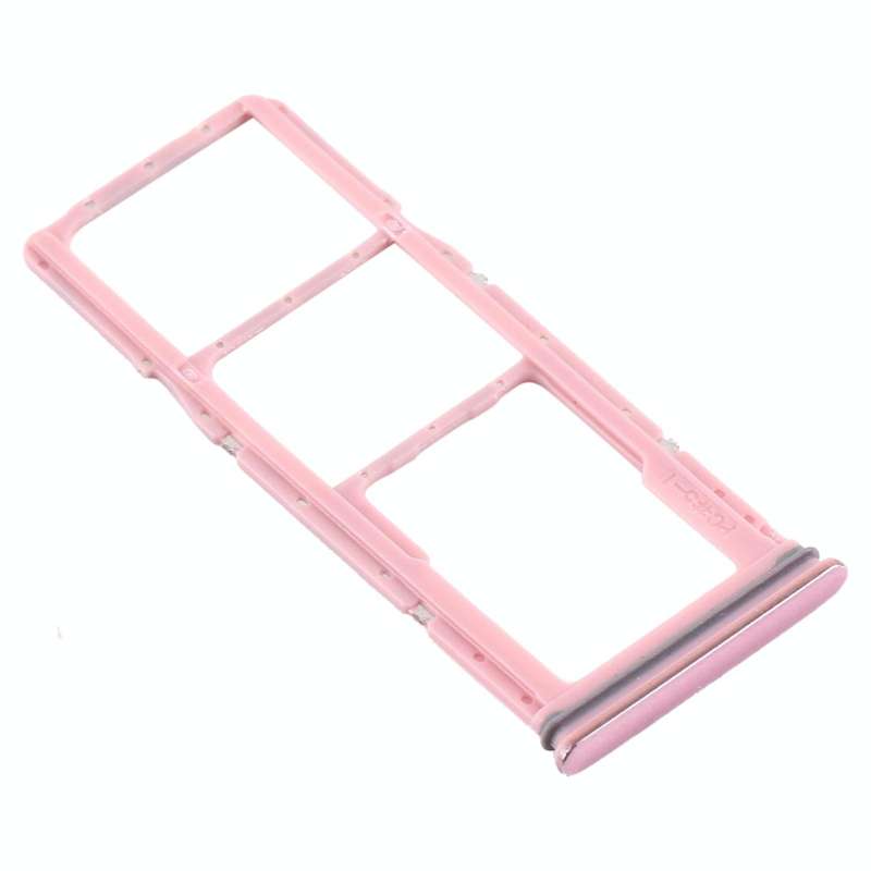 For Samsung Galaxy A9 (2018) SM-A920 SIM Card Tray + SIM Card Tray + Micro SD Card Tray (Pink)