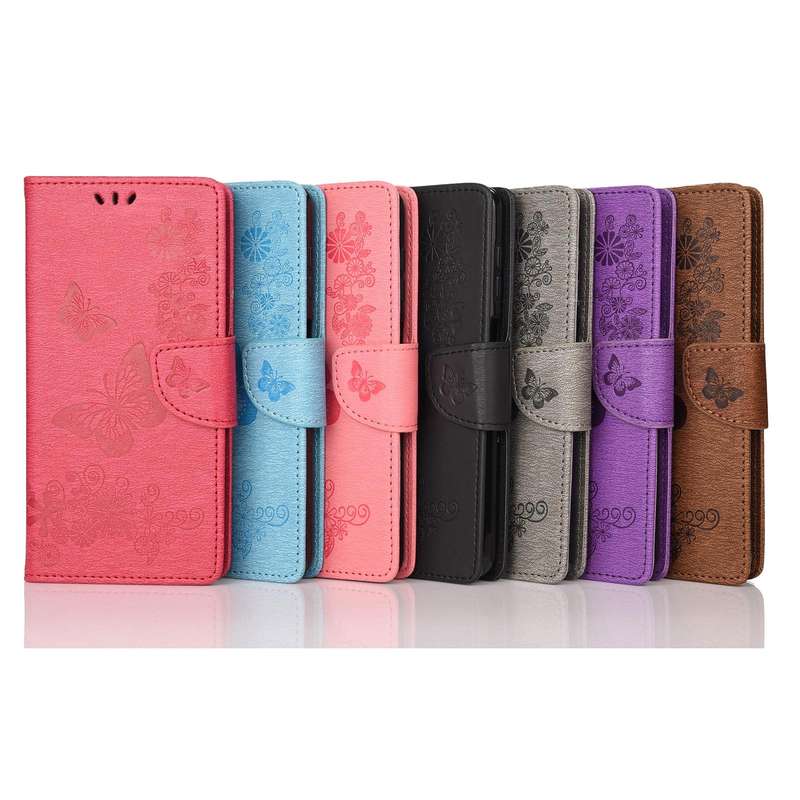 For Samsung Galaxy A04 Butterfly Embossed Horizontal Flip Leather Phone Case(Pink)