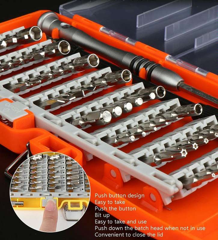 Obadun 9800 58 in 1 Screwdriver Set Manual CRV Batch Mobile Phone Disassembly Glasses Repair Tool...