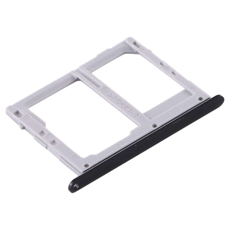 For Samsung Galaxy Tab S5e SM-T725 SIM Card Tray + Micro SD Card Tray (Black)