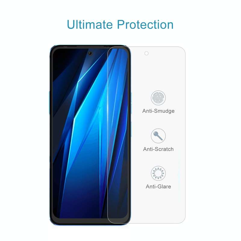 For TECNO Pova Neo 3 50pcs 0.26mm 9H 2.5D Tempered Glass Film