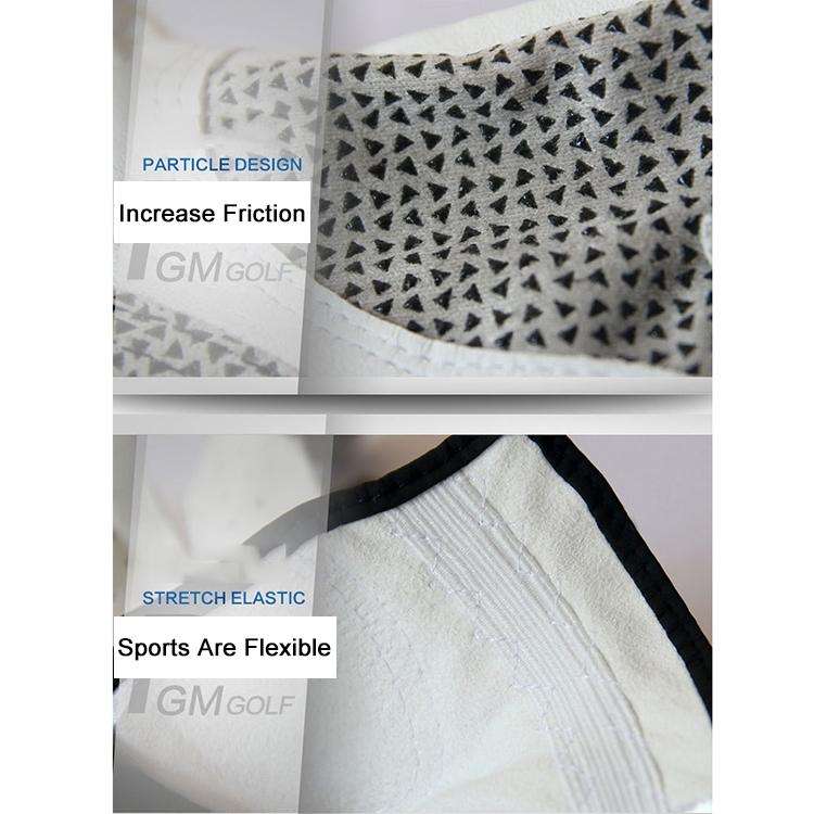 PGM Right Hand Sheepskin Anti-slip Particle Golf Men Gloves, Size: 24#