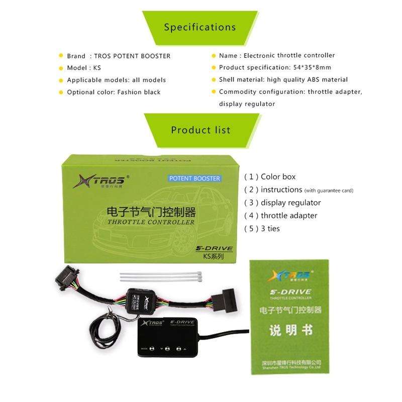For Mazda BT-50(UP) 2011- TROS KS-5Drive Potent Booster Electronic Throttle Controller