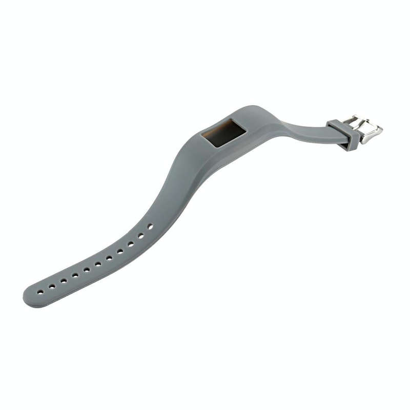 For Garmin Vivofit 3 Smart Watch Silicone Watch Band, Length: about 24.2cm(Grey)