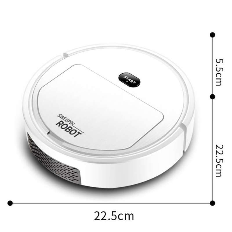 Household Automatic Smart Charging Sweeping Robot, Specification: Black