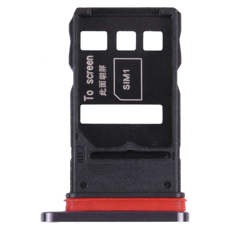 SIM Card Tray + SIM Card Tray for Honor 30 Pro+(Black)
