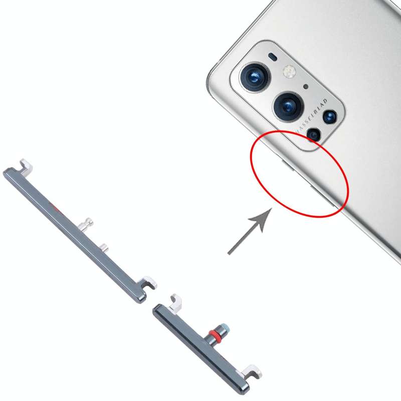 For OnePlus 9 Pro Original Power Button and Volume Control Button (Black)