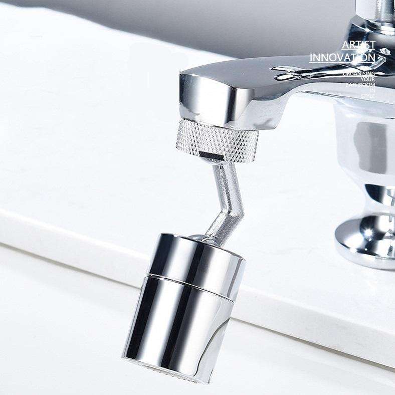 Universal Faucet Splash Guard Faucet Extender Connector, Specification: M24 Outer Teeth 2 Water O...