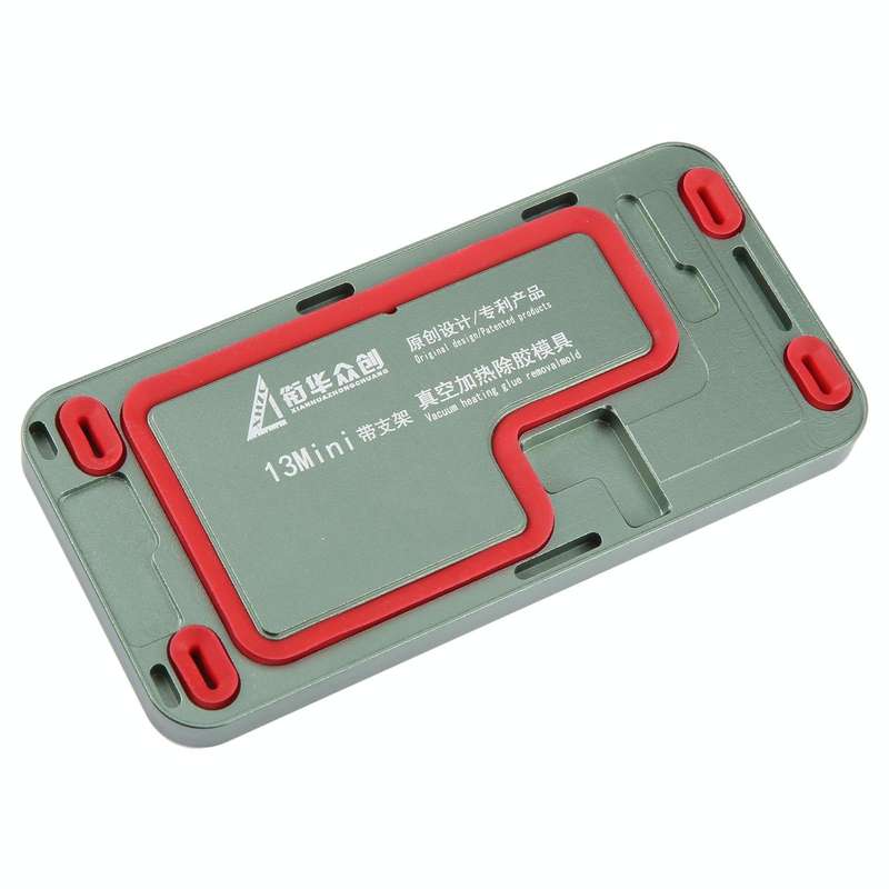 For iPhone 13 mini LCD Screen Frame Vacuum Heating Glue Removal Mold with Holder