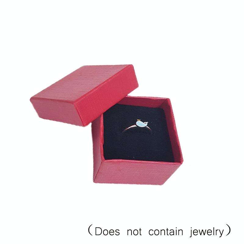 3 PCS Exquisite Silver Jewelry Packaging Gift Box,Random Color Delivery (7.5x7.5cm Square Box)
