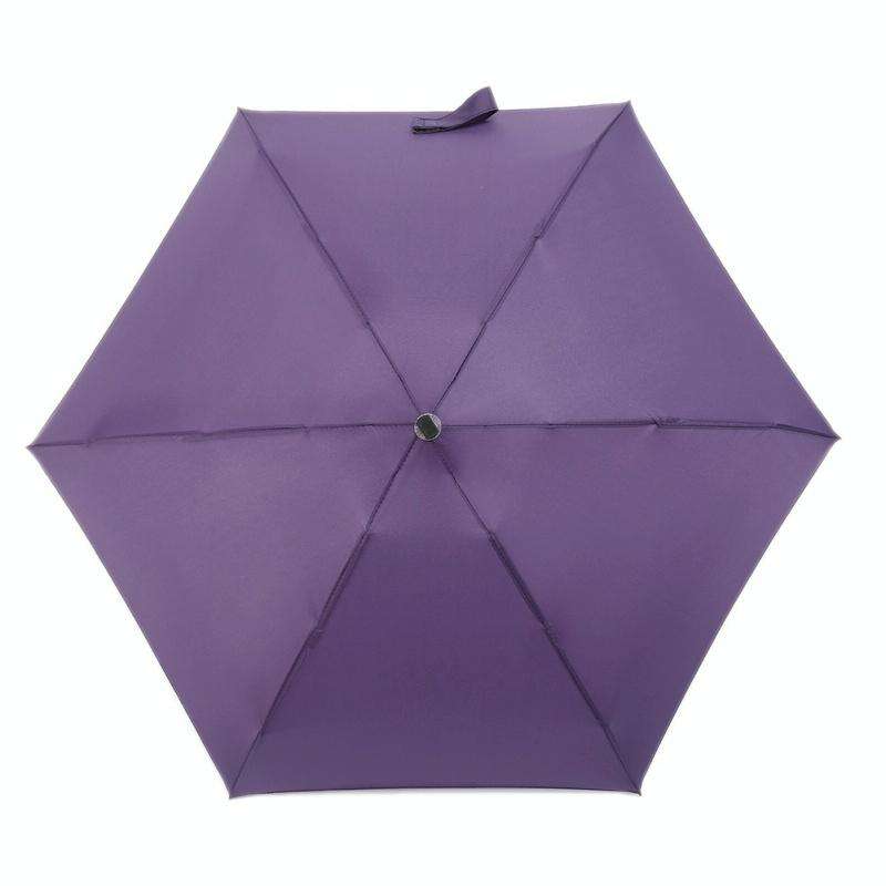 Mini Capsule Pocket Umbrella Windproof Foldable Travel Compact Umbrella(Purple)