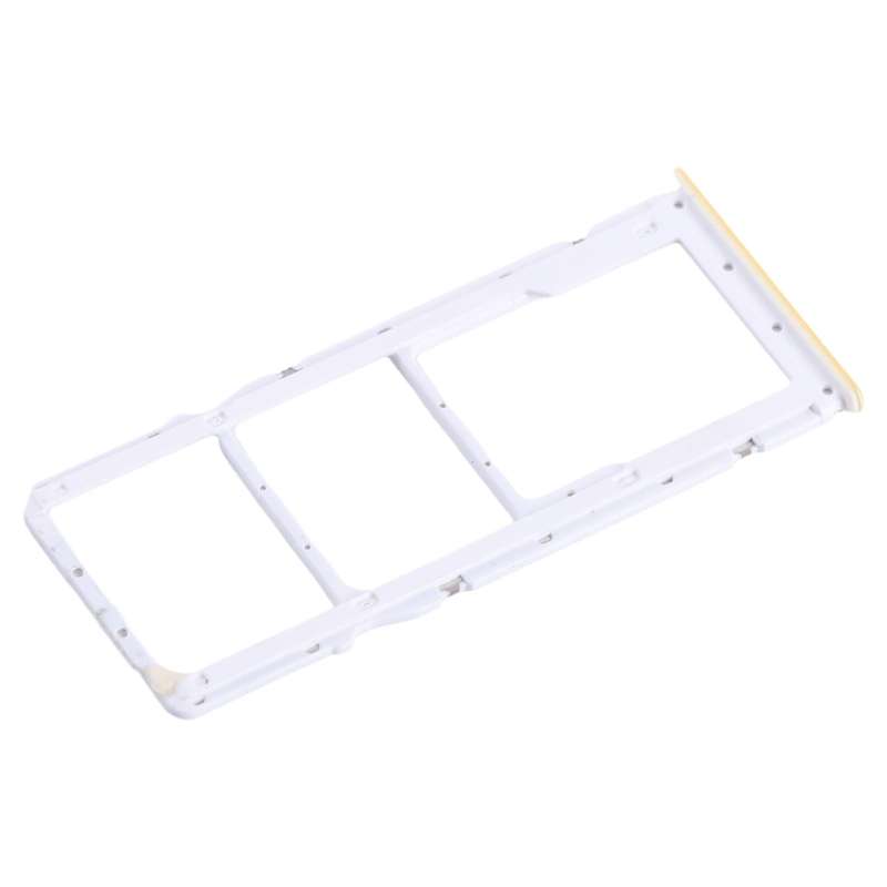 For Xiaomi Poco M4 Pro SIM Card Tray + SIM Card Tray + Micro SD Card Tray (Yellow)
