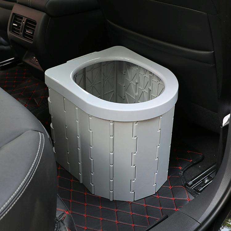 Car Toilet Integrated Portable Folding Toilet Self-Driving Tour Outdoor Camping Toilet(Black)