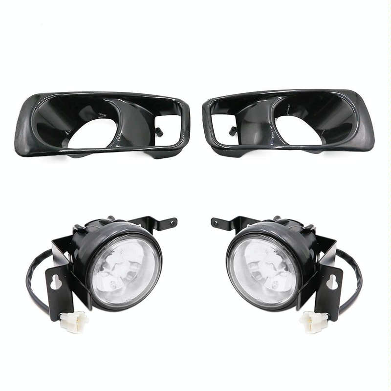 1 Pair Car Modified Front Fog Light for Honda Civic 1999-2000 (White Light)