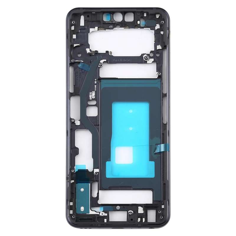 Front Housing LCD Frame Bezel Plate for LG G8 ThinQ (Black)