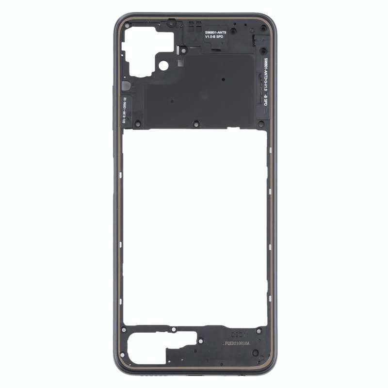 For Samsung Galaxy A22 5G Middle Frame Bezel Plate (Black)