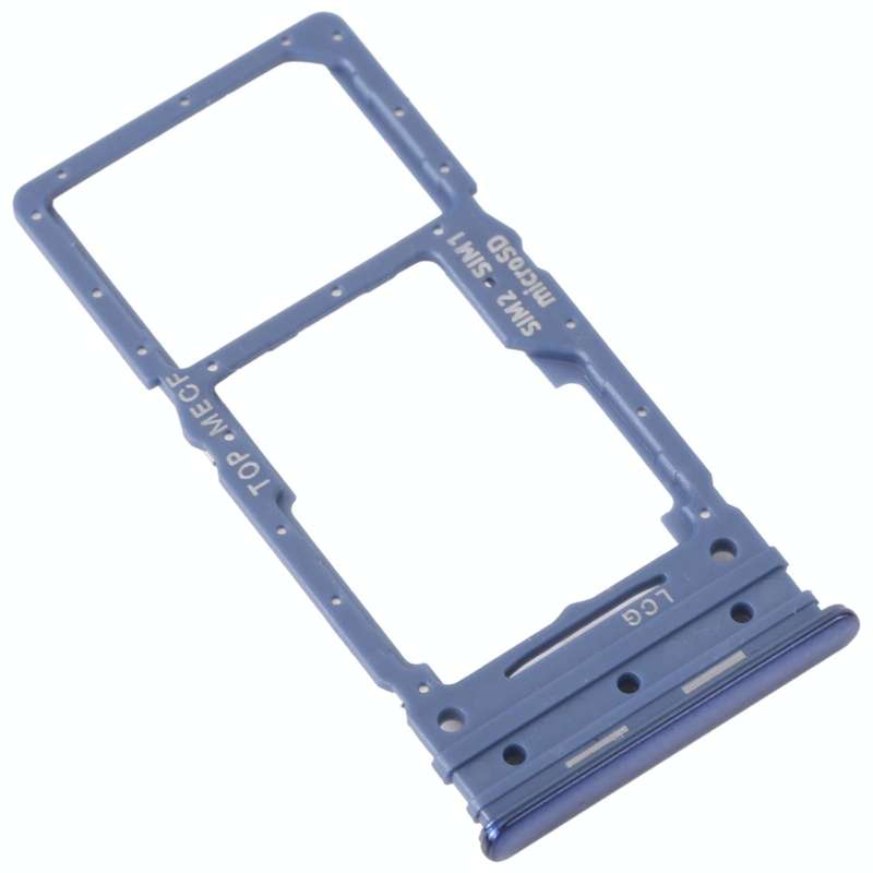 For Samsung Galaxy M53 SM-M536B Original SIM Card Tray + Micro SD Card Tray (Blue)