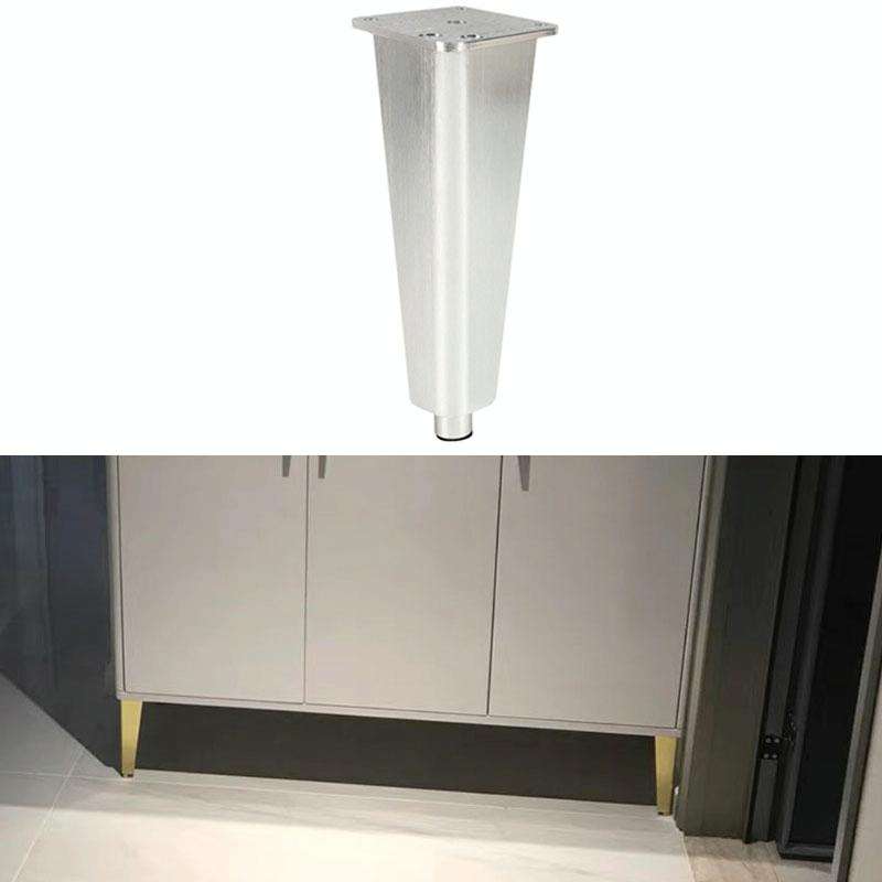 Adjustable All Aluminium Furniture Stand Legs, Height: 8cm(Silver)