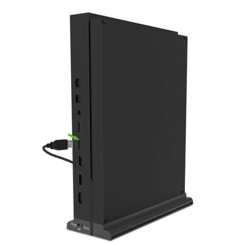 DOBE TYX-1768 Heat Dissipate Vertical Stand Base Cooling Dock Cooling Fan Bracket for Xbox One X ...