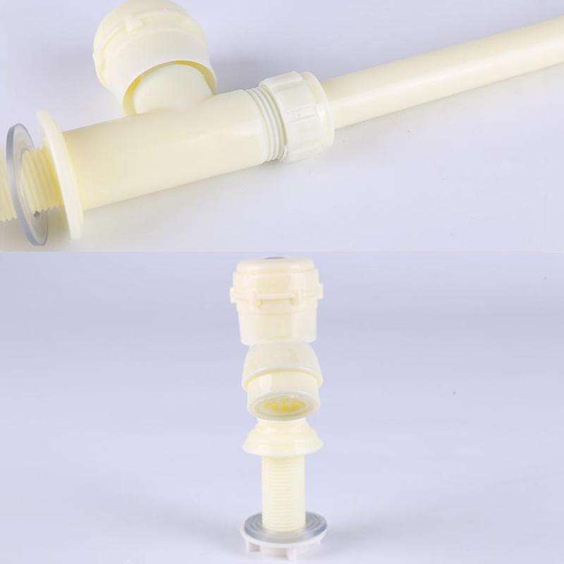 Plastic Kitchen Single Cold Sink Faucet Vertical Faucet, Specification: Hand Wheel