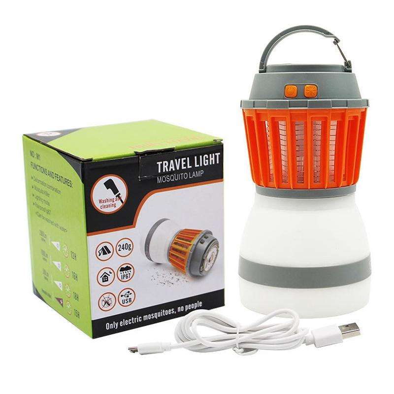 IP67 Waterproof LED Mosquito Killer Night Lamp Rechargeable Outdoor Travel Insects Flies Pest Kil...