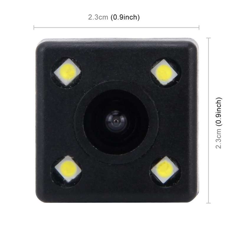 656x492 Effective Pixel HD Waterproof 4 LED Night Vision Wide Angle Car Rear View Backup Reverse ...