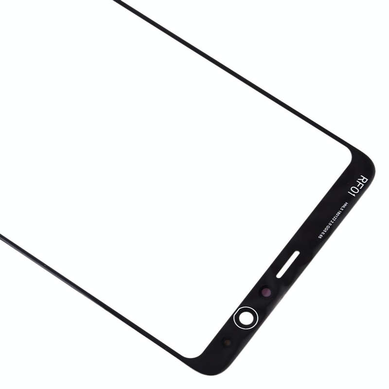 For Samsung Galaxy A8 Star / A9 Star 10pcs Front Screen Outer Glass Lens (Black)