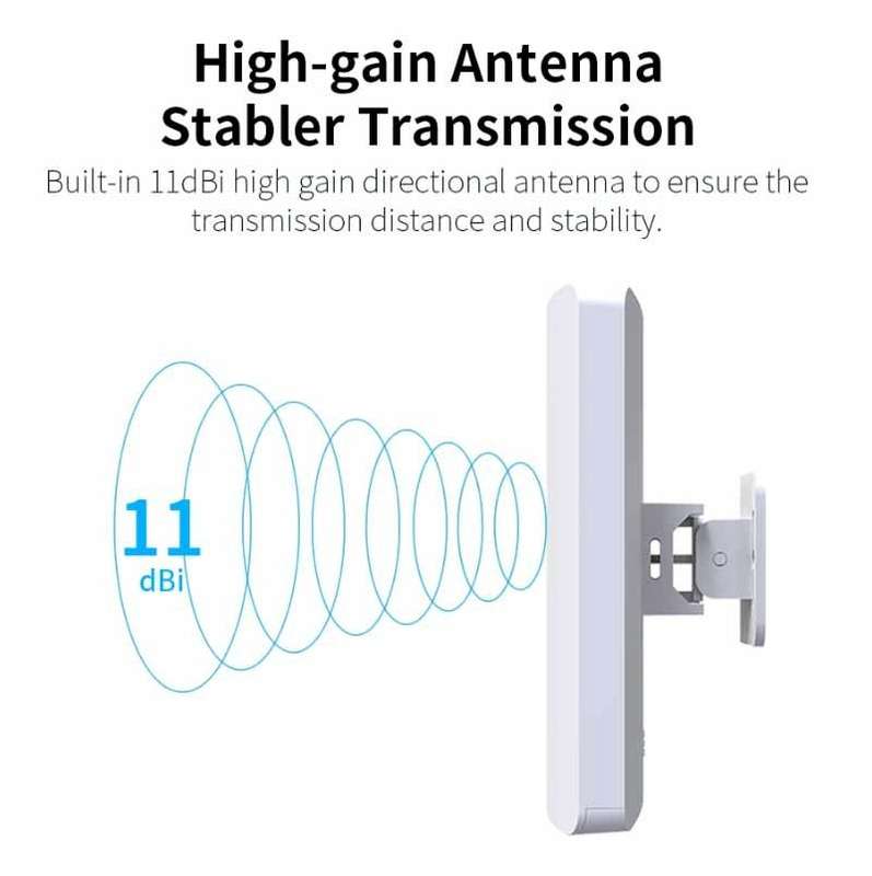 COMFAST CF-E120A 5.8G Outdoor Wireless High-Power Monitoring CPE Bridge, Specification:US Plug