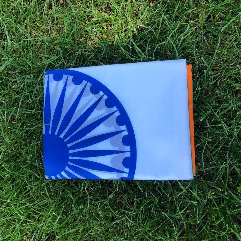 90 x 150cm Indian Flag No. 4 Polyester Flag