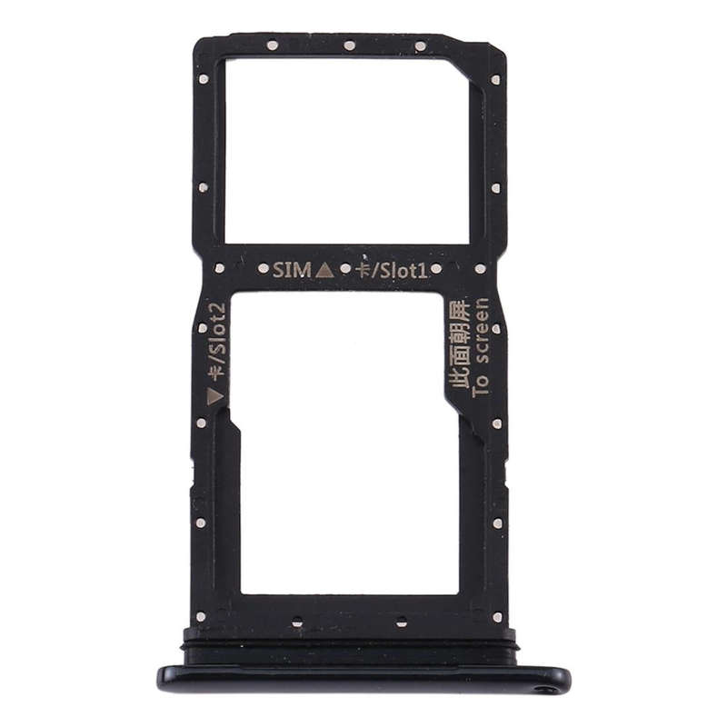 SIM Card Tray + SIM Card Tray / Micro SD Card Tray for Huawei Enjoy Z 5G (Black)