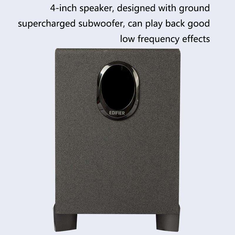 EDIFIER R101V Laptop Audio Home Mini Subwoofer, US Plug(Black)