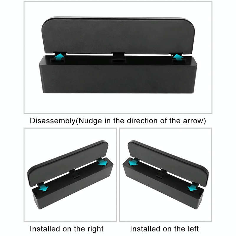 Universal Car Multi-functional Charger Console Side Pocket Seat Gap Side Storage Box, with 2 USB ...