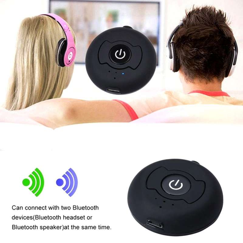 H366T Portable Multi-point Bluetooth 4.0 Audio Transmitter for iPhone, Samsung, HTC, Sony, Google...