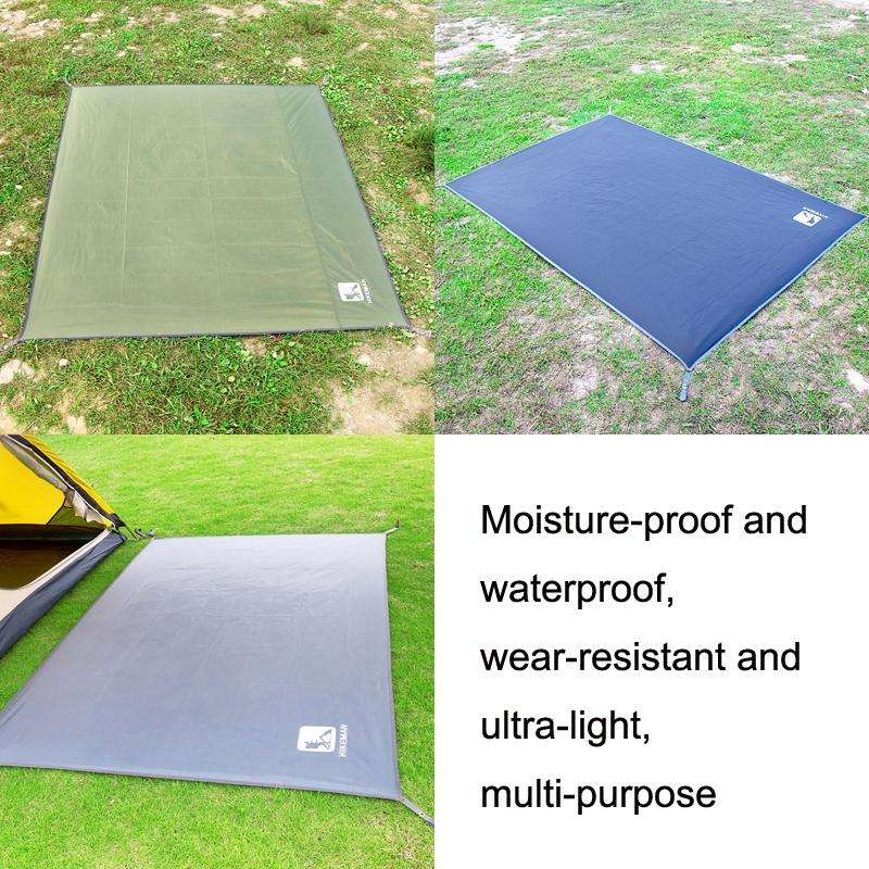 Outdoor Tent Mats Thickened Oxford Cloth Waterproof Picnic Mat, Size: 240x210cm(Green)