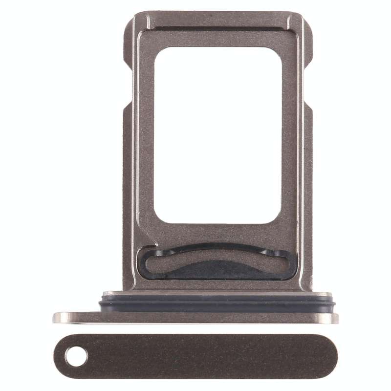 For iPhone 15 Pro SIM + SIM Card Tray (Titanium Color)