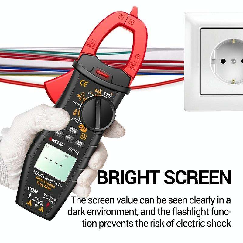 ANENG ST192 600A DC Current Multifunctional AC And DC Clamp Digital Meter